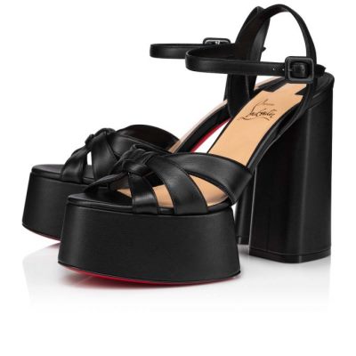 Zapatos De Plataforma Foolanjalili Christian Louboutin Mujer - Negros - 1210943M024